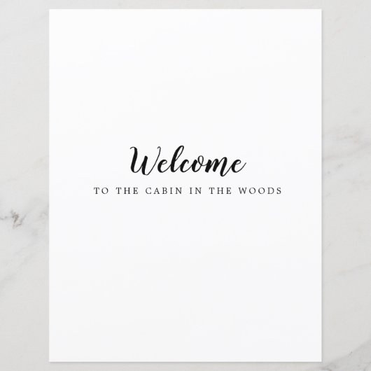 Vacature Welkomstregels voor woningen (Achterkant)