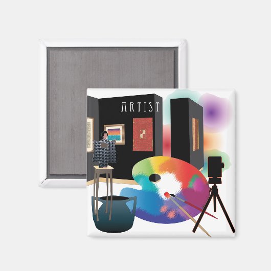 Vacatures Artist Magnet (Voorkant / Achterkant)