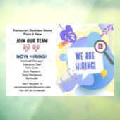 Vacatures bij Bedrijfsbedrijf Nu Inhuren Sluit je  Raamsticker (Vel 3)