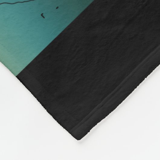 Vacatuümmodus zonsondergang fleece deken (Hoek)