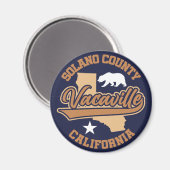 Vacaville, Californië Magneet (Voorkant / Achterkant)