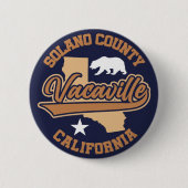 Vacaville, Californië Ronde Button 5,7 Cm (Voorkant)