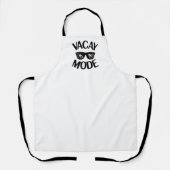 Vacay Art Vacay Mode Word Text Art Schort (Voorkant)