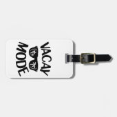 Vacay Art Vacay Mode Word Text Art Schort Plus Bagagelabel (Voorkant horizontaal)