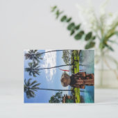 Vacay de hele dag briefkaart (Staand voorkant)
