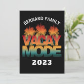 VACAY MODE FAMILIE VACATION KAART (Staand voorkant)