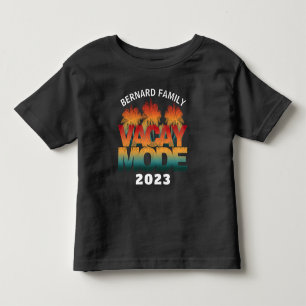 VACAY MODE FAMILIE VACATION KINDER SHIRTS