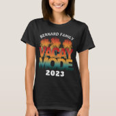 VACAY MODE FAMILIE VACATION T-SHIRT (Voorkant)