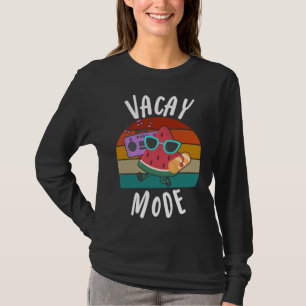 Vacay Mode Grappig Schattige Aardbei Zomer Fruit L T-shirt