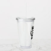 Vacay Mode II - Familie vakantie Acryl Drinkbeker (Rechts)