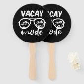 Vacay Mode II - Familie vakantie Handwaaier (Voorkant en achterkant)