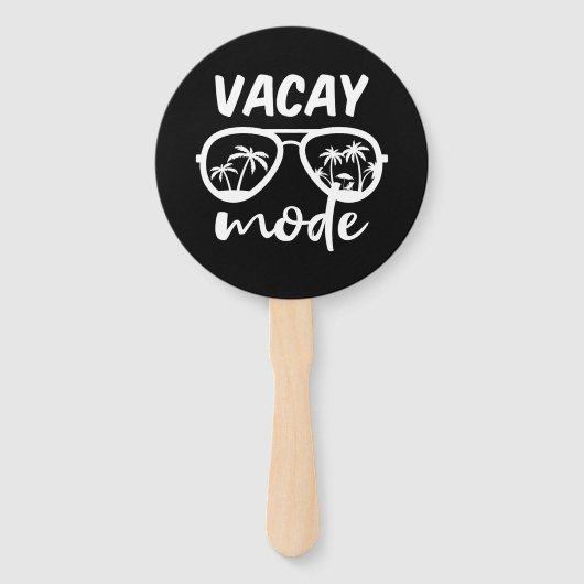 Vacay Mode II - Familie vakantie Handwaaier (Voorkant)