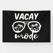 Vacay Mode II - Familie vakantie Spandoek (Horizontaal)