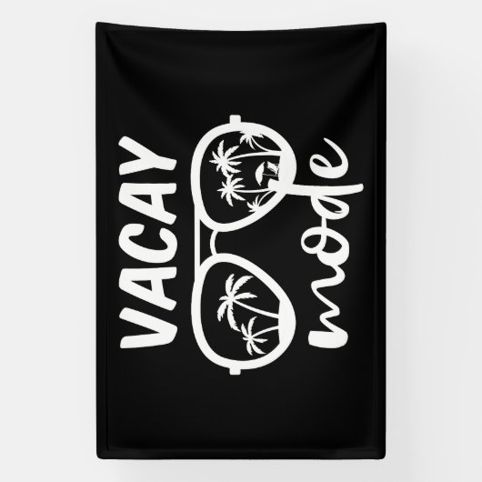 Vacay Mode II - Familie vakantie Spandoek (Verticaal)