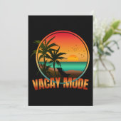 VACAY MODE KAART (Staand voorkant)