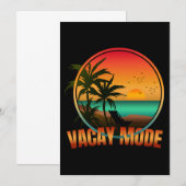 VACAY MODE KAART (Voorkant / Achterkant)