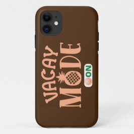 VACAY MODE OP grappige vakantie Case-Mate iPhone Case