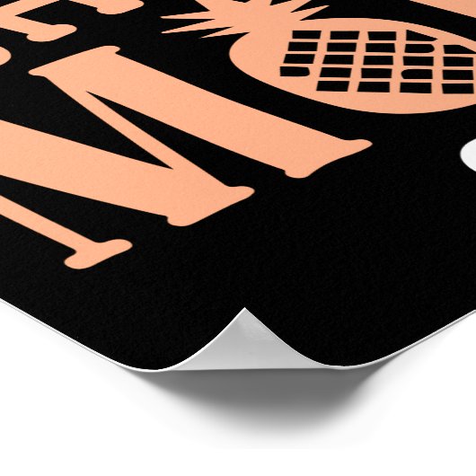 VACAY MODE OP grappige vakantie Poster (Hoek)