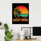 VACAY MODE POSTER (Thuiskantoor)
