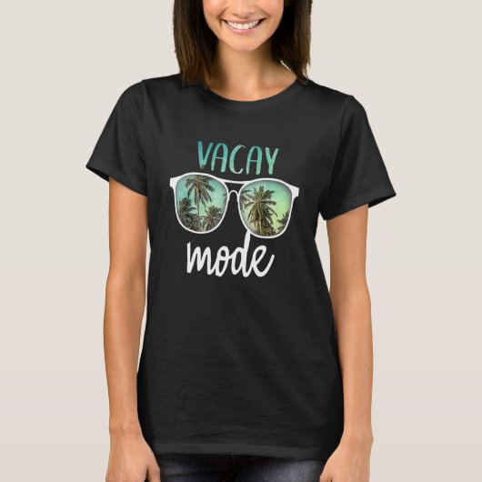 Vacay Mode Summer Beach Camping Road Trip Adventur T-shirt (Voorkant)
