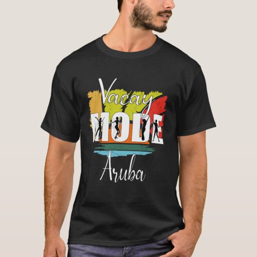 Vacay Mode Summer Beach Vacation  5 T-shirt (Voorkant)