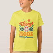 "Vacay Mode", Zomer, Kinder T-shirt (Voorkant)