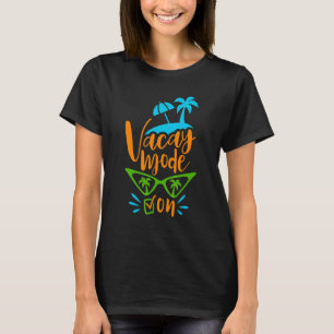 Vacay Mode Zonnebrillen Hawaii Beach Summer Vackin T-shirt