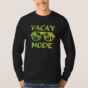 Vacay Mode Zonnebrillen Palm Treks Tan Summer B T-shirt