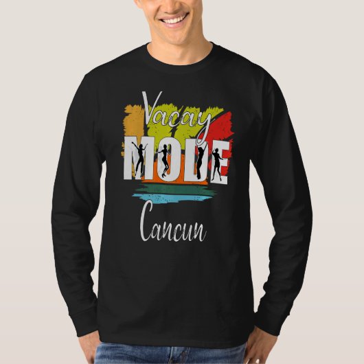 Vacay-modus Cancun 1 T-shirt (Voorkant)