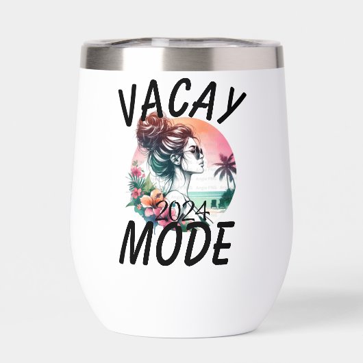 Vacay modus meisjes reis zomer (Achterkant)