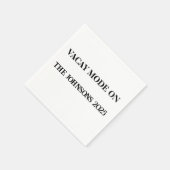 Vacay-modus op aangepaste feestservetten - Trip 20 Servet (Hoek)