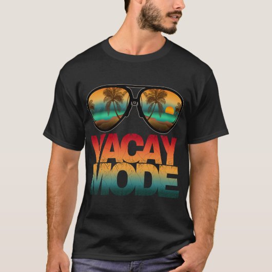 Vacay-modus T-shirt (Voorkant)