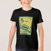 Vacay-modus Tri-Blend Shirt (Voorkant)