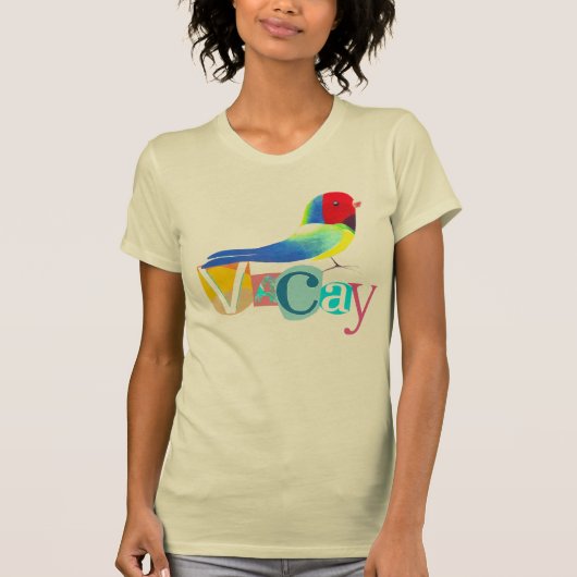 Vacay Rainbow T-shirt (Voorkant)