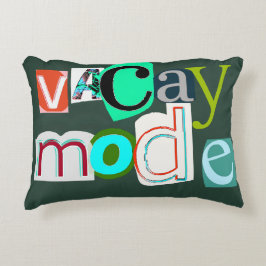 Vacay retro mode accent kussen
