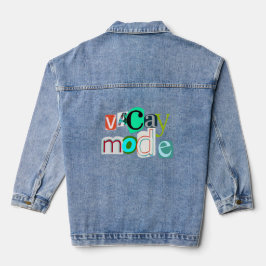 Vacay retro mode denim jacket