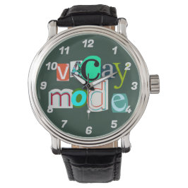 Vacay retro mode horloge
