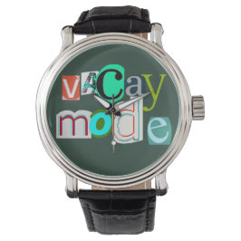 Vacay retro mode horloge