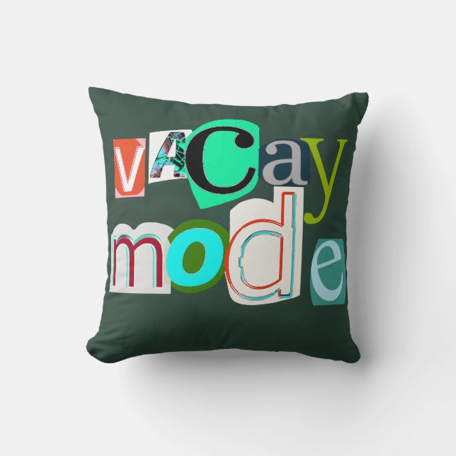 Vacay retro mode kussen (Voorkant)