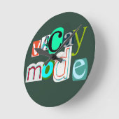 Vacay retro mode ronde klok (Hoek)