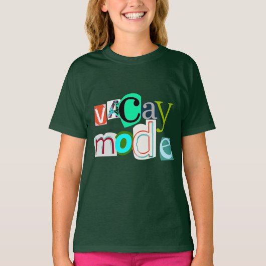 Vacay retro mode t-shirt (Voorkant)
