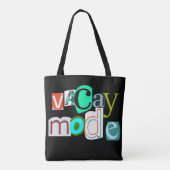 Vacay retro mode tote bag (Achterkant)