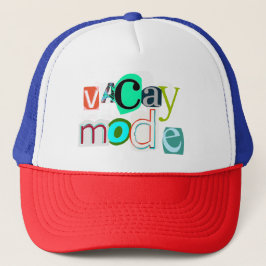 Vacay retro mode trucker pet