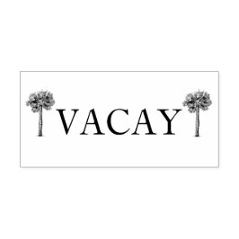 Vacay Self Inking Rubber Stamp Zelfinktende Stempel