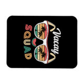 Vacay Squad Funny Beach Zomervakantie Magneet (Horizontaal)