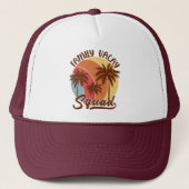 Vacay Squad  zomervakantie Trucker Pet (Voorkant)