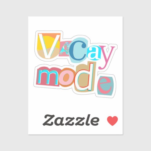 Vacay Summer Sticker (Vel)
