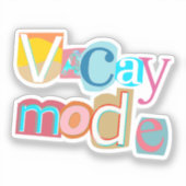 Vacay Summer Sticker (Voorkant)