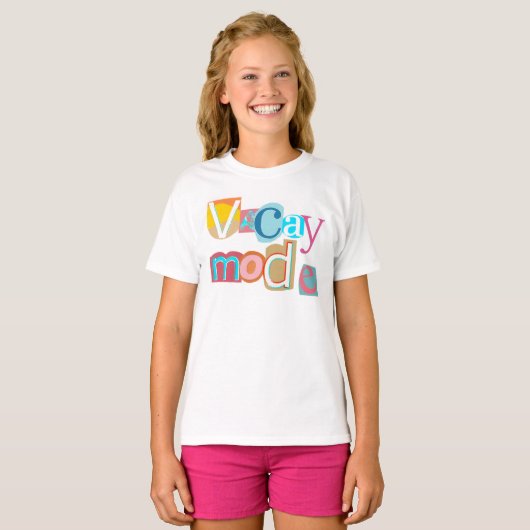 Vacay T-shirt (Voorkant volledig)