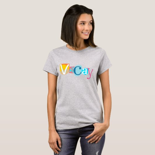 Vacay T-shirt (Voorkant volledig)